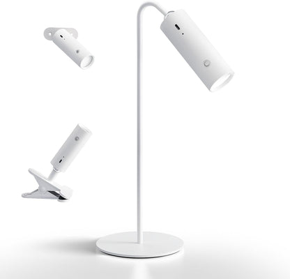 4-in-1 Cordless Rechargeable Desk Lamp with Clamp