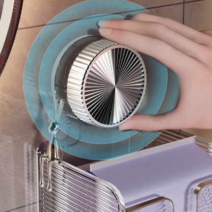 🔥Wall Mounted Suction Cup Transparent Tissue Organizer